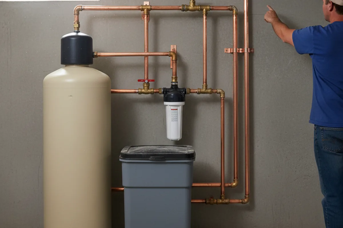 Whole-house water treatment system installed in Mather